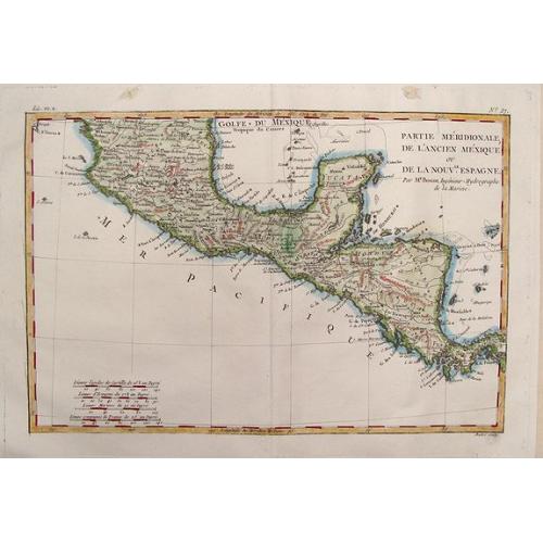 Old map image download for Partie Meridionale de L'Ancien Mexique .