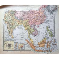 Lot of 4 maps of South East Asia & Indonesia.
