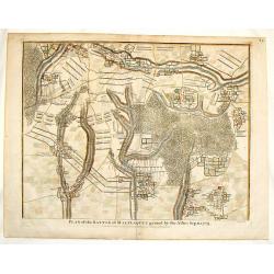 Plan of the Battle of Malplaquet Gained By the Allies Sep.11, 1709.