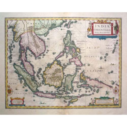 Old map image download for Indiae Orientalis Nova Descriptio.