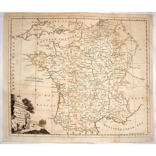 Old map image download for A New and Accurate Map of France with the Netherlands From the Best Authorities.