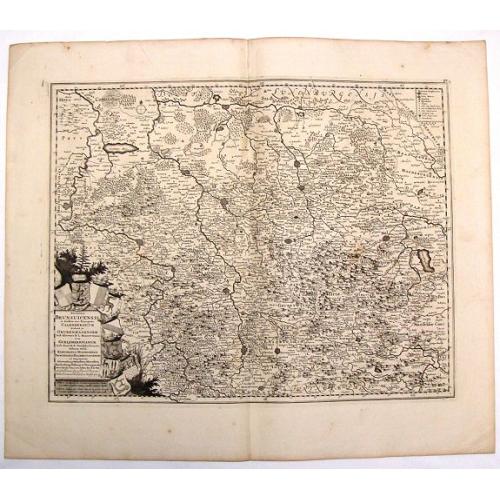 Old map image download for Ducatus Brunsuicensis in Eiusdem Tres Principatus Calenbergicum.