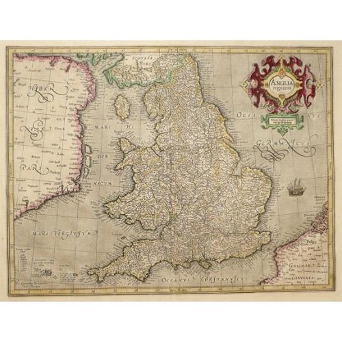 Old map image download for Anglia Regnum.