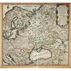 Carte Pour l\'Intelligence des Affaires Presente Des Turcs, des Tartares, des Hongrois, des Polonois, des Suedois, et des Moscovites Aux Environs . . . 