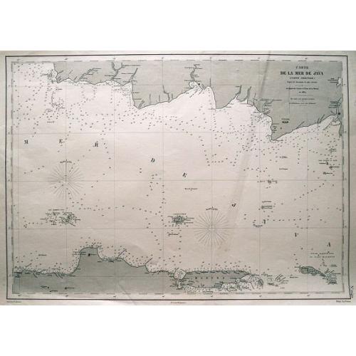 Old map image download for Carte de la mer de Java (partie orientale).