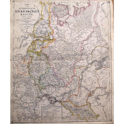 Old map image download for Charte von dem Europaeisch-Russischen Reiche...