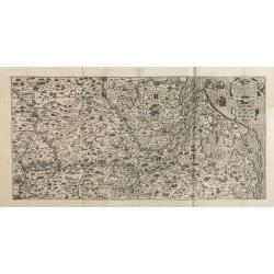 Tabula Geographica Provinciarum Brabantiae, Geldriae, Comitatus sutphaniae, Trajectini, Transilvaniae, Drentiae, Twentiae, Hollandiae et Frisiae.