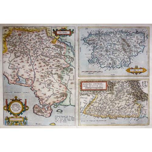 Old map image download for Senensis ditionis accurata descriptio - Corsica - Marcha anconae, olim picenum.