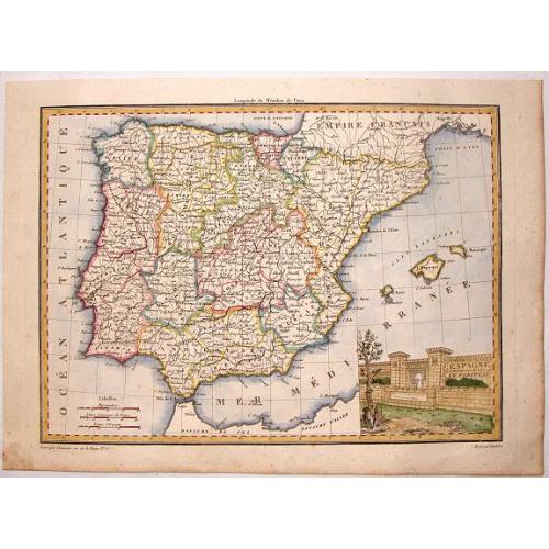 Old map image download for Espagne et Portugal.