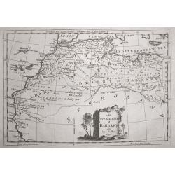 An Accurate Map of Barbary, by G.Rollos Geogr.