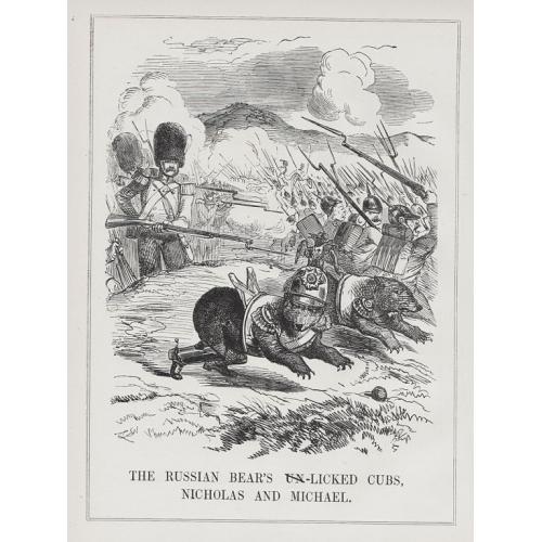 Old map image download for A set of 15 humorous prints from the Russian Empire's war with the French and British Empire's.