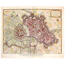 Plan of the City and Citadel of Lisle. (Lille)