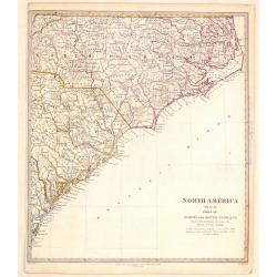 North America (Sheet XI) North and South Carolina.