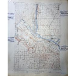 A set of 60 United States Department of the Interior Geological Survey Topographic Maps