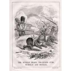 A set of 23 humorous Punch prints of Russian interest and The Crimea, The Russian Empire's war with the French and British Empire's. 1853 - 1894