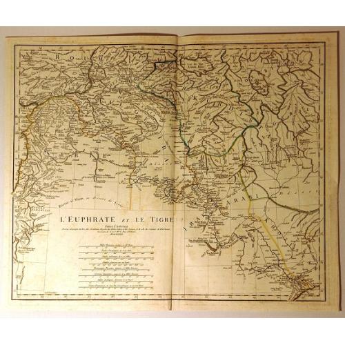 Old map image download for L'Euphrate et le Tigre