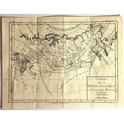 Old map image download for Carte de la Russie Asiatique ou Tartarie Russe