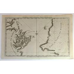 Chart of Cook's Strait in New Zealand.