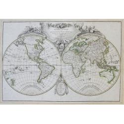 Mappe-Monde ou Description Du Globe Terrestre...