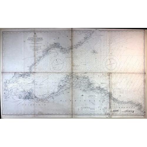 Old map image download for Firth of Forth, St. Abbs Head to the Forth Bridge (Maritimes Chart)