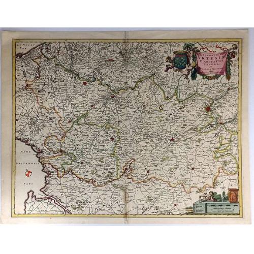 Old map image download for Geographica Artesiae Comitatus Tabula.