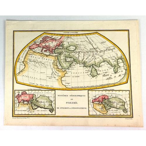 Old map image download for Systemes Geographiques de Ptolemee, Strabon et de'Eratosthene.