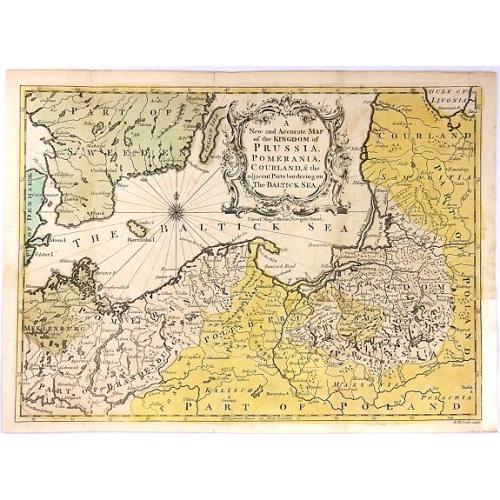 Old map image download for A New and Accurate Map of the Kingdom of Prussia,...