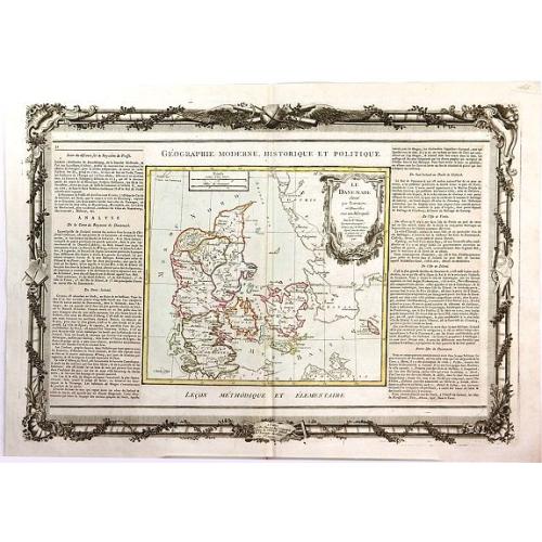 Old map image download for Le Danemark Divise par Provinces et Dioceses Sous une Metropole.