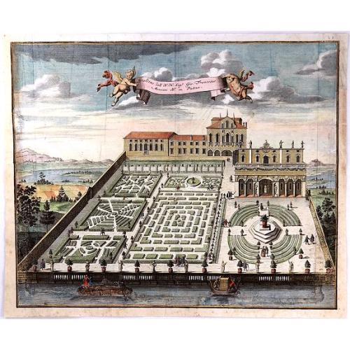 Old map image download for Giardino dell N.H. Sig.r Gio. Francesco Morosini in Padova.