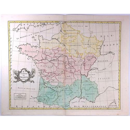 Old map image download for 2e. Carte de France