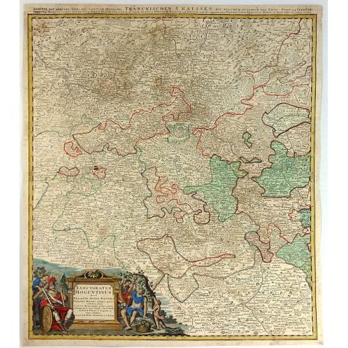 Old map image download for Electoratus Moguntinus ut et Palatin. Infer. Hassiae...