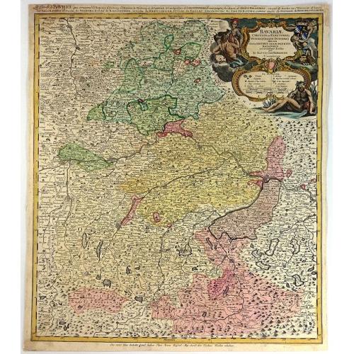 Old map image download for Bavariae Circulus et Electorat in Suasquasque Ditiones...