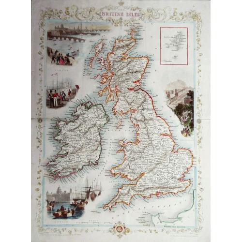 Old map image download for The British Isles.