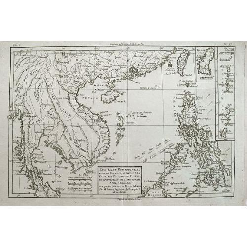 Old map image download for Les Isles Philippines, celle de Formose, le sud de la Chine,...