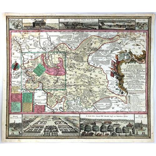 Old map image download for Geographische Abzeichnung der Dioeces Grossen Hayn ...