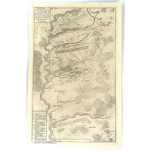 Old map image download for Nouveau Plan de la Bataille Donnee Pres de Hochstet ....