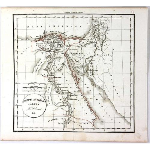 Old map image download for Aegypti Antique Tabula