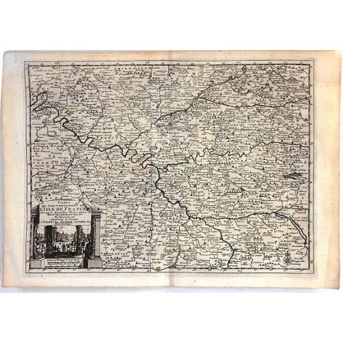 Old map image download for Carte du Gouvernement de L'Isle de France...