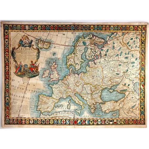 Old map image download for L'Europe Divisee Dans Ses Principaux Etats