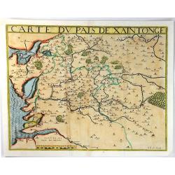 Carte Du Pais De Xaintonge.