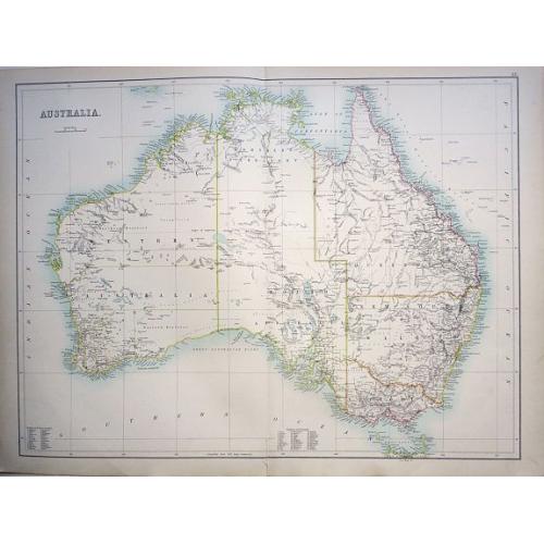 Old map image download for Australia