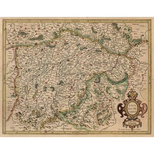 Old map image download for Bavaria Ducatus.