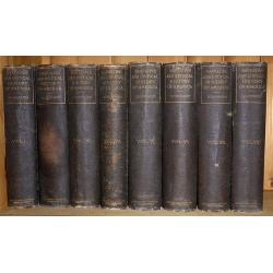 Eight volumes, ' Narrative and Critical History of America ' by Justin Winsor, complete, published by Houghton, Mifflin & Co. Boston at the Riverside Press 1889