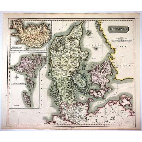 Old map image download for Denmark, Iceland & Feroe Islands.