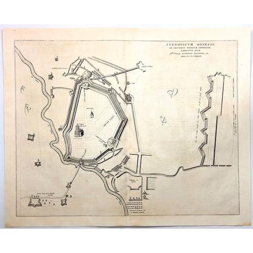 Old map image download for Stenovicum Obessa Ab Ordinibus Belgiae Foederatae...