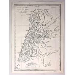 Carte de la Phoenicie et des Environs de Damas.