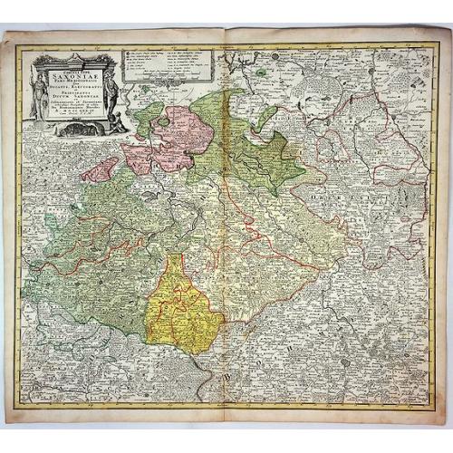 Old map image download for Circuli Supe Saxoniae pars Meridionalis sive Ducatus...