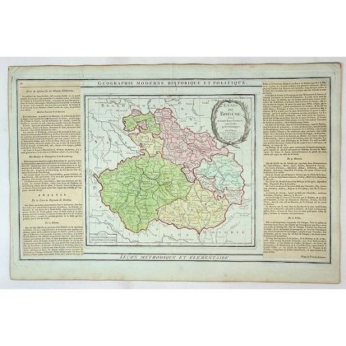 Old map image download for Etats de Boheme Divisee en Toutes Leurs Provinces...