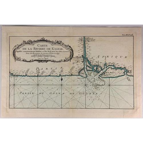 Old map image download for Carte de la Riviere de Kalbar...