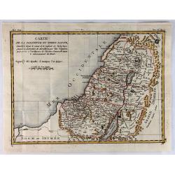 Carte de la Palestine ou Terre Sainte.